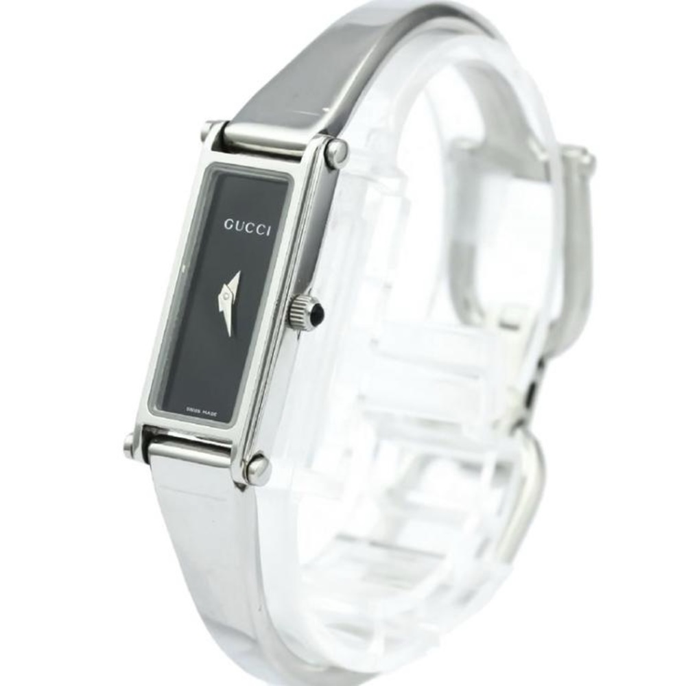 Gucci Black Stainless Steel 1500 L Women's Wristwatch